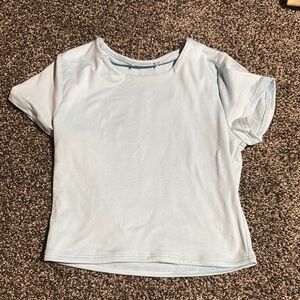 Light Blue Casual T-Shirt